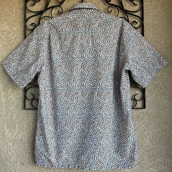 St. Croix button down collared shirt (eye print) - Picture 5 of 6